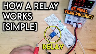 Using A Relay As A Switch - Simple Demonstration - Beginner Friendly