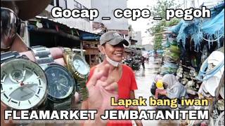 The Cheapest Watch Stall At The Jembatanitem Jatinegara Flea Market