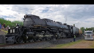 UP Big Boy 4014 Refueling, Lubrication, & Maintenance at Hearne, TX