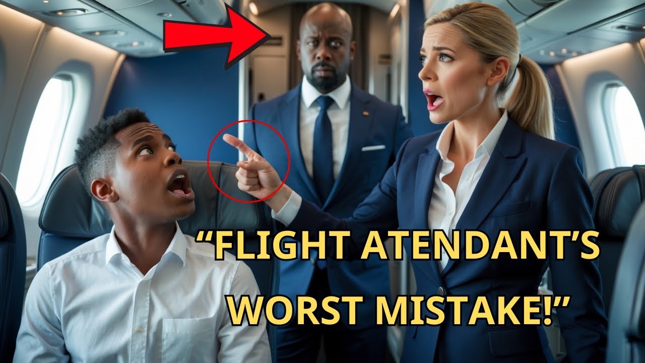 Flight Attendant Insults Black Teen, 2 Minutes Later She Discovers Who His Father Is!