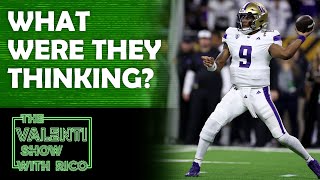 What Were They Thinking NFL Draft Edition | The Valenti Show with Rico