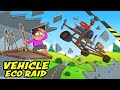 Greatest EcoRaid Revenge by stealing their EXPENSIVE vehicles!!!