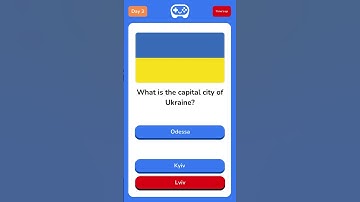 What is the capital city of Ukraine? - Daily Quiz | Day 3 🌟