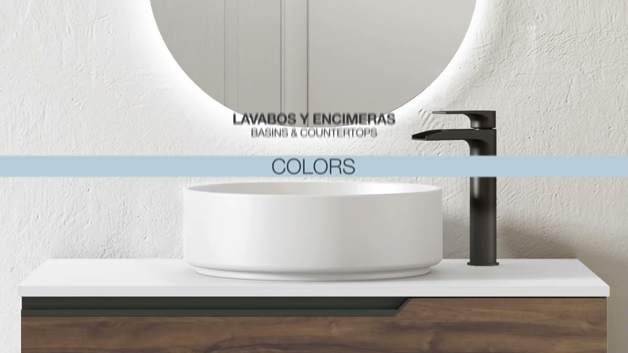 Mueble de baño suspendido 1 cajón con lavabo color Valenti Modelo Eleven