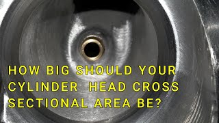 Mathematical Explanation About Cylinder Head Cross Sectional Area Requirements Thank You 4 Watching