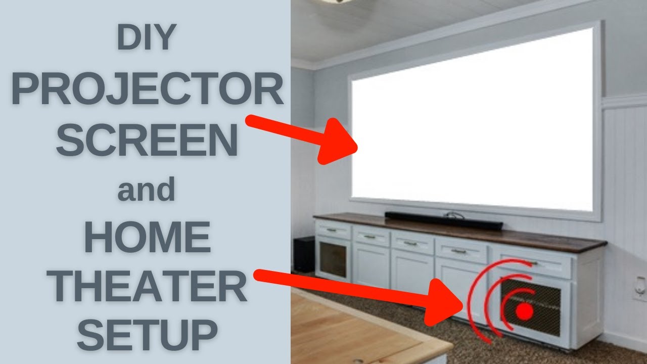 How to Build a DIY Projector Screen Inside