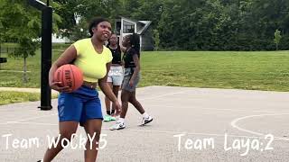 BASKETBALL 2v2 SISTER VS SISTER🏀(FSE😂❗️)