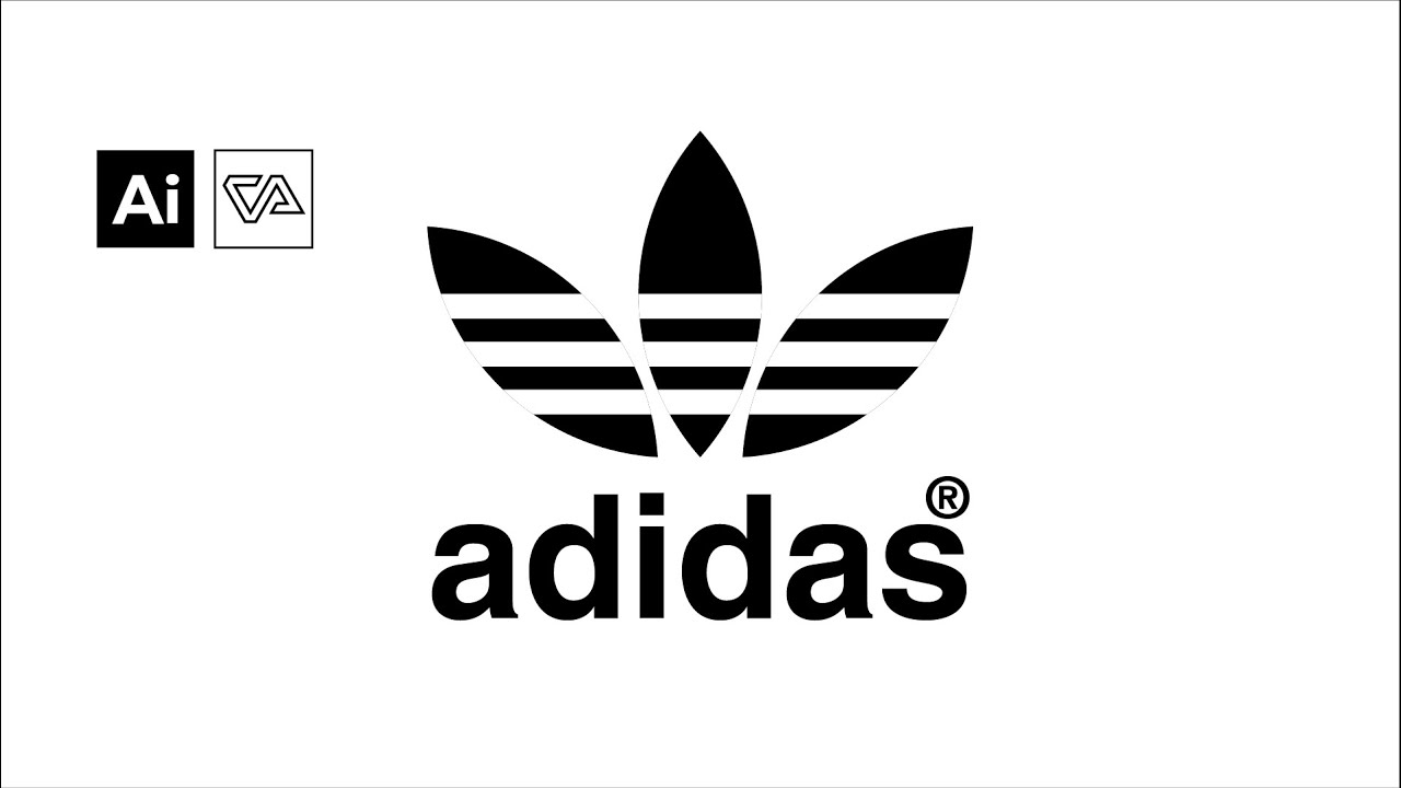 How to Design The Adidas Logo | Adobe Illustrator