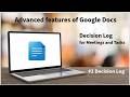 Google Docs Decision Log Explained | Track Meetings, Tasks & Team Accountability (#2)