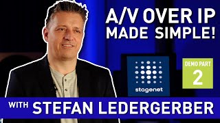 STAGENET Stefan Ledergerber Setup & Operation Demo Part 2 English Subtitles 220503