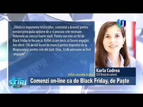 Comenzi on-line ca de Black Friday, de Paște