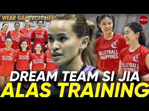 NT Training UPDATES! Jia DREAM Teammate ng LAHAT! Sisi-Canino POWER DUO! Dongallo INJURED!