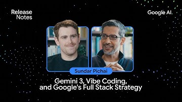 Sundar Pichai: Gemini 3, Vibe Coding and Google