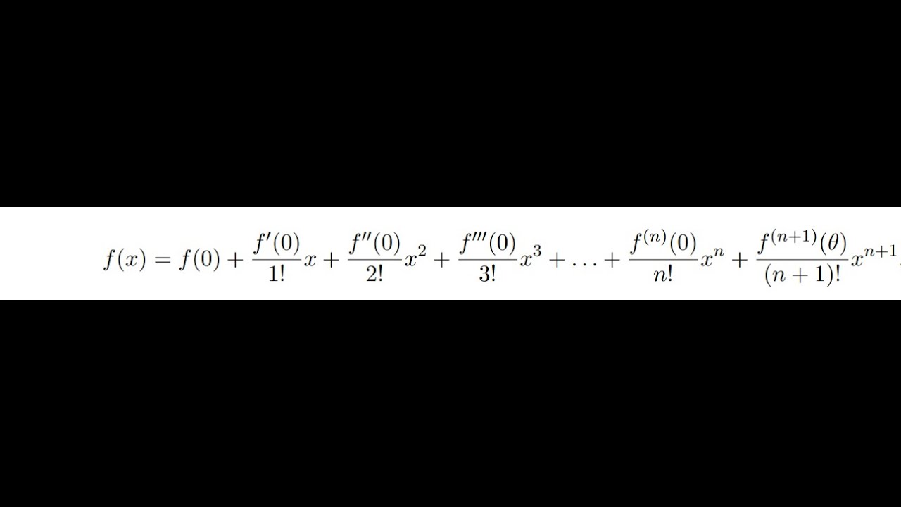 Sử dụng khai triển Maclaurin để tìm ra dãy kẹp