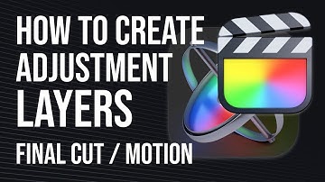 How to create an adjustment layer in Final Cut