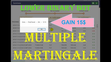 Lower Binary Bot with Win & Loss Martingale