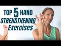 Top 5 HAND STRENGTHENING Exercises for STRONGER Hands