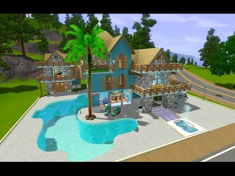 видео: The Sims 3 Дом «Бамбук»