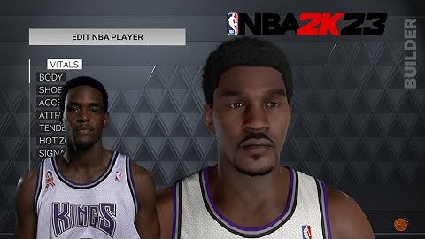 Chris Webber Face Creation 2K23. #chriswebber #sacrementokings #2k23