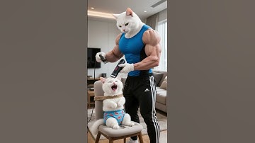 Cat Dad FURious & Shaves Kitten 😡 Mom Goes Berserk to Protect Baby! Ending Tugs at Heartstrings