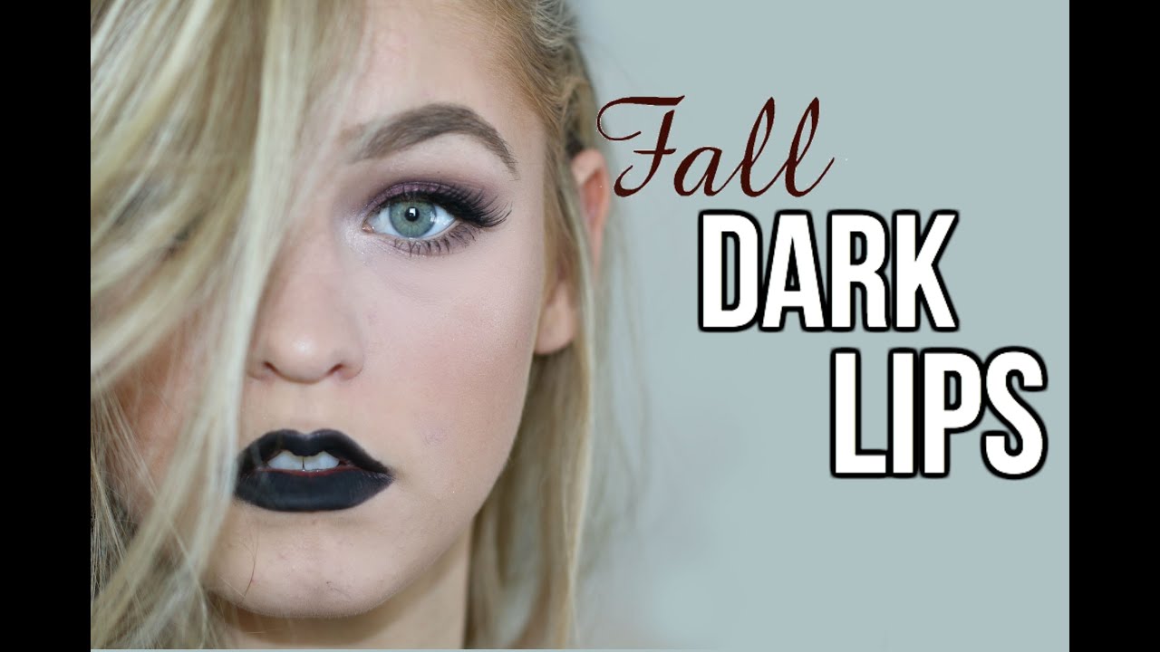 Fall Dark Lips - Makeup Tutorial - YouTube