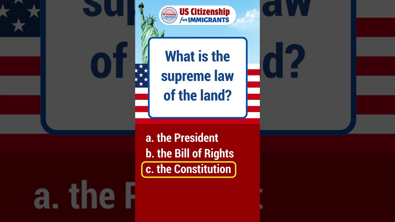 100 Civics Questions And Answers No 1 US Citizenship Test 2025 Shorts Civicstest Uscitizenship