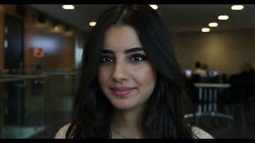 Lilas, a Syrian girl, talks about adapting to her new life in Norway