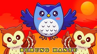 BURUNG HANTU (Matahari Terbenam) | Lagu Anak dan Balita | Lagu Anak Populer | Animasi Anak | Kancaku