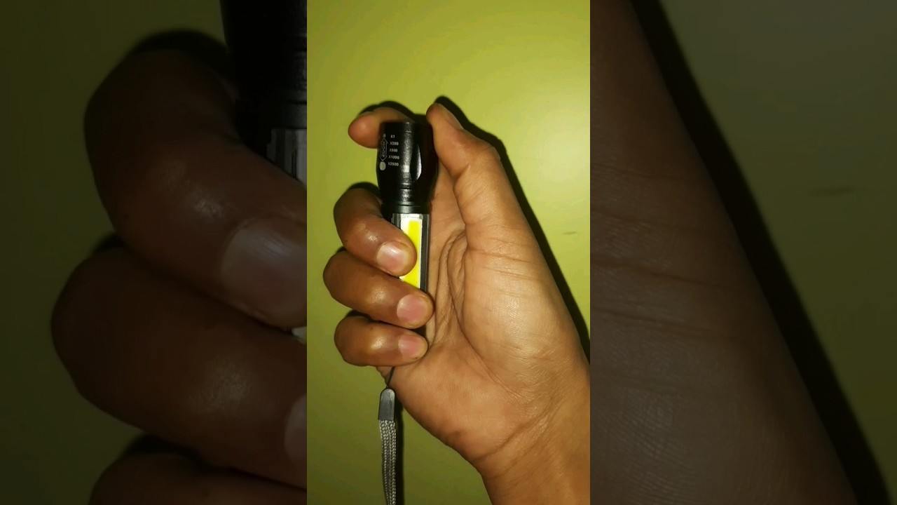 Led Flashlight Rechargeable USB Mini Torch Light 