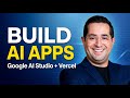 Build &amp; Deploy AI Apps with Google AI Studio + Vercel in 2025 (Step-by-Step Tutorial)
