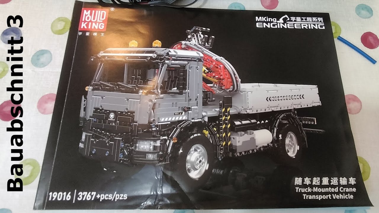 Mould King 19016 Set Di Blocchi Da Costruzione - Gru Per Trasporto, Modello Meccanico, Per Ragazzi E Appassionati Dai 14 Anni In Su - 2