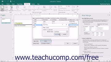 Publisher 2016 Tutorial Creating a Data Source Microsoft Training