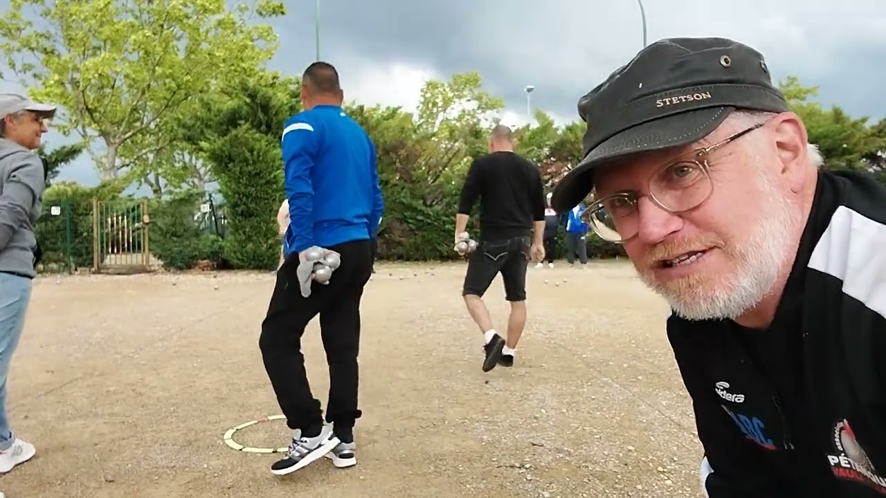Miniature : Me and Delphin playing in Grillon Petanque tournament vs serran oliver et patricia