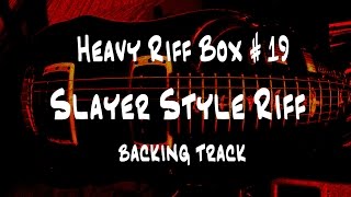 Slayer Style Guitar Lesson #19 | backing track