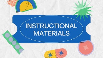 Instructional Materials TTL 1