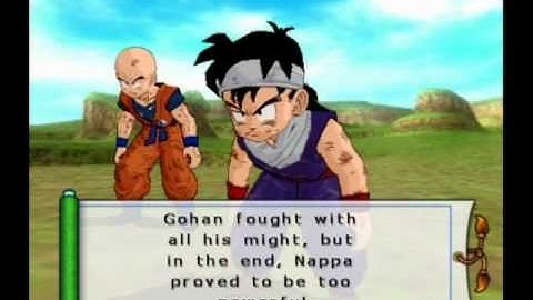 dragon ball z budokai tenkaichi part 10 the end of nappa