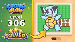 Colony Flow! - Level 306 Walkthrough 🧩 | Solution & Gameplay (ABI GAMES) 🐜