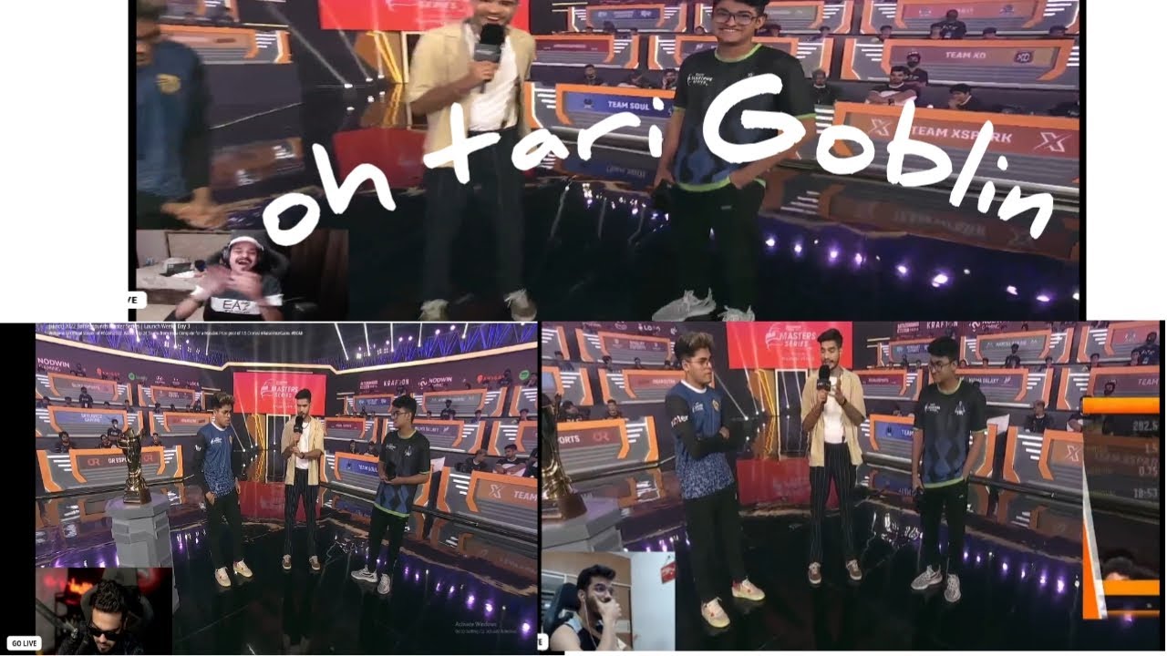 8bit thug and 8bit mamba, snax reaction on Goblin rost by Jonathan gaming in master series lan event