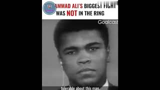 Muhammad Ali's Biggest Fight was not in the ring