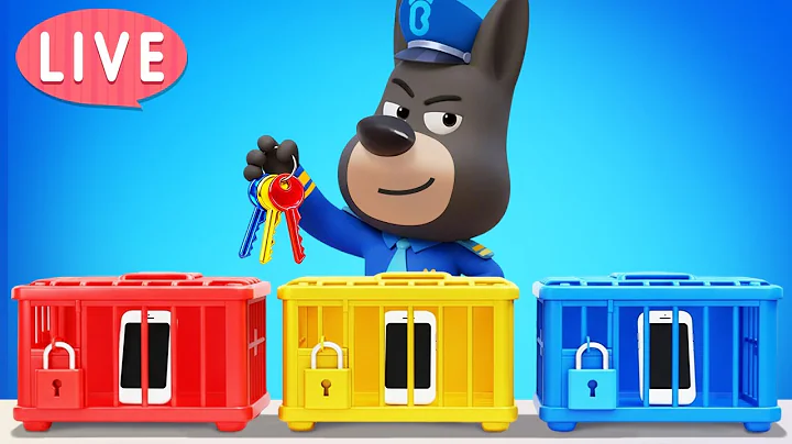 🔴LIVE | Kids Learn Good Habits | Mobile Phone Jail Adventure | Cartoon | Sheriff Labrador