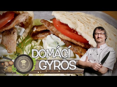 Video: Řecký Gyros: Krok Za Krokem Fotografické Recepty Pro Snadné Vaření