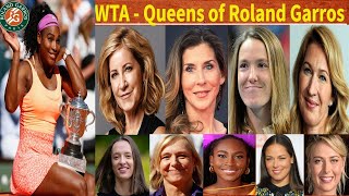 🏆Roland Garros Women's Champions | Queens of Clay #frenchopen2025 #claycourtqueens #grandslamwinners