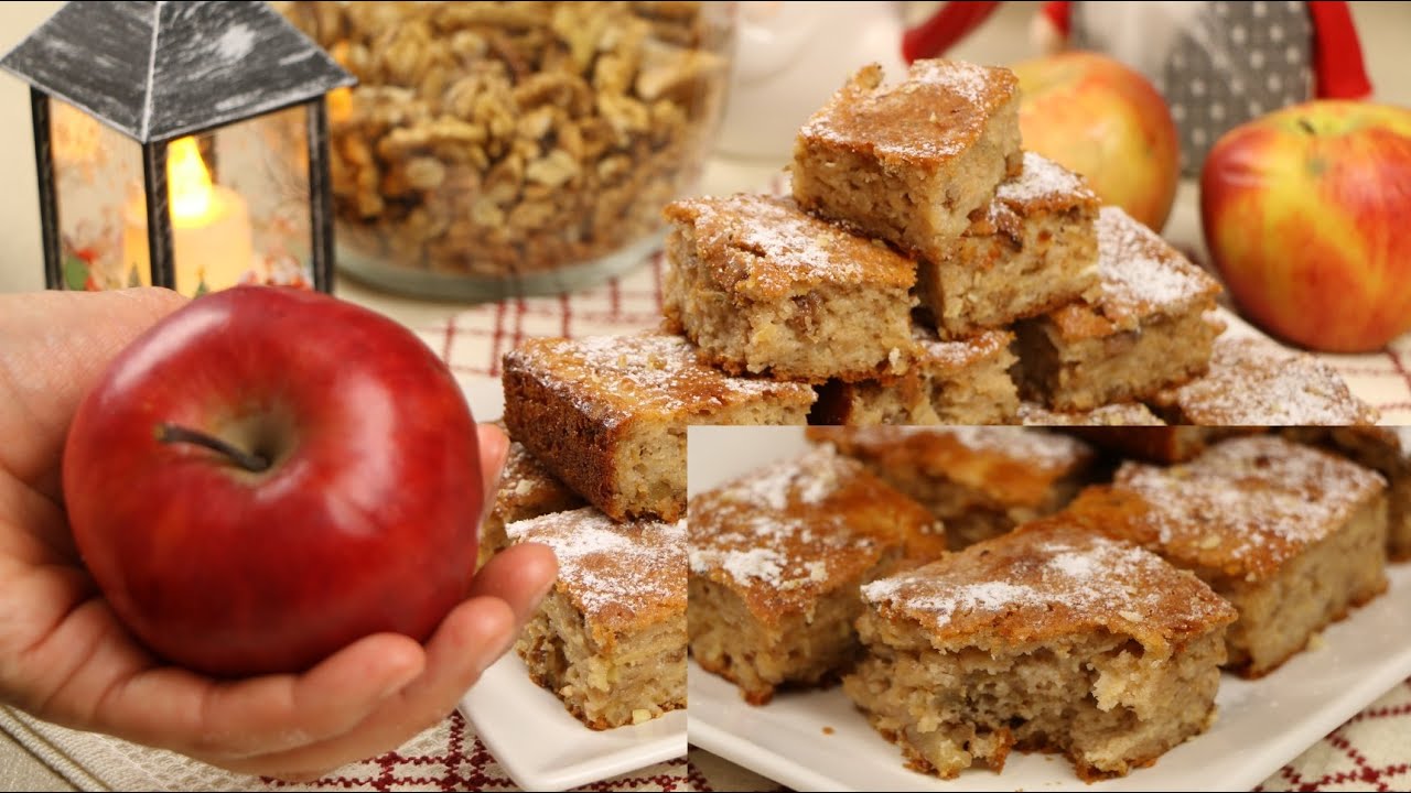 🍎 Яблоко - торт с грецкими орехами и СЕКРЕТНЫЙ ингредиент