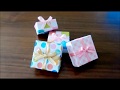 How to make a Jewelry Gift Box 【Origami gift box】