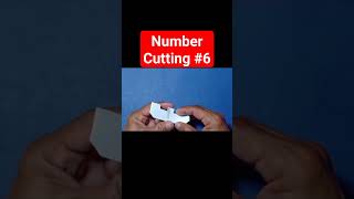 number cutting #6 #tutorial
