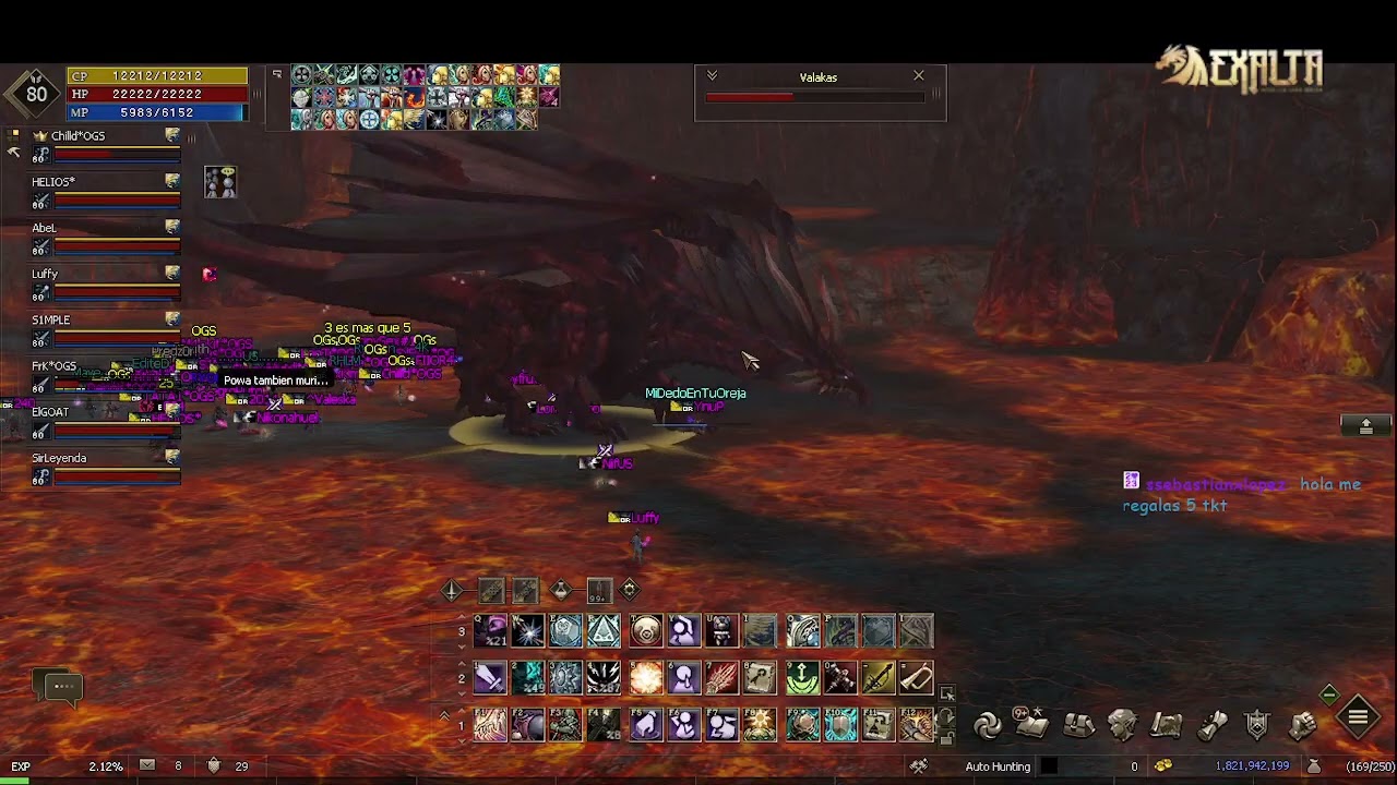 Lineage 2 Exalta Valakas parte 2