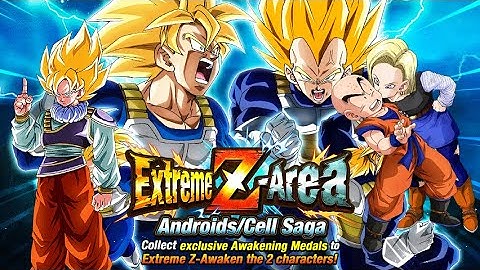 YARDRAT GOKU AND STR 18 EZA!!! NEW ANDROID/CELL SAGA EXTREME Z AREA STAGES! (DBZ: DOKKAN BATTLE)