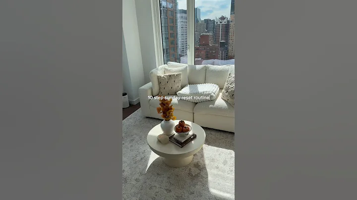 my 10 step sunday reset🧺✨#asmr #cleaning #reset #restock #nycapartment #cleanwithme #home #selfcare