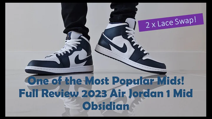 Do Not Miss Out! The Most Popular Jordan 1 Mid You Must-Cop! AJ1 Obsidian. Full Review & Lace Swap.