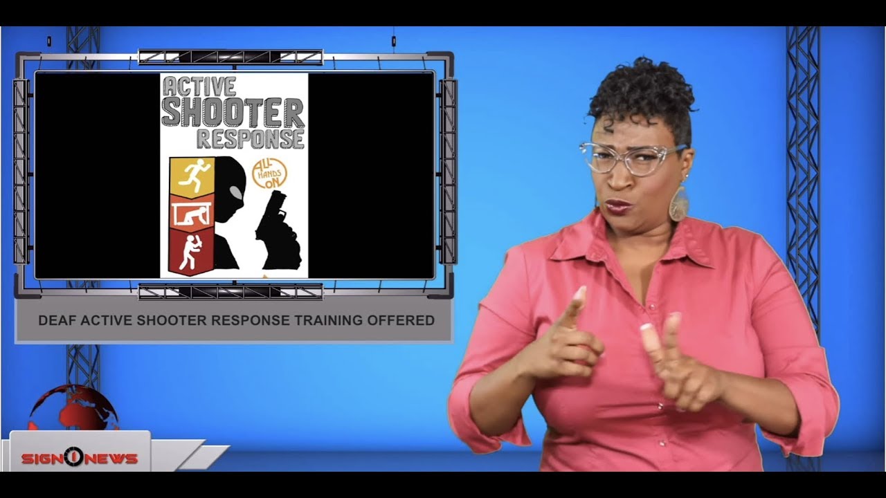 Deaf active shooter response training offered (ASL - 8.16.19) - YouTube
